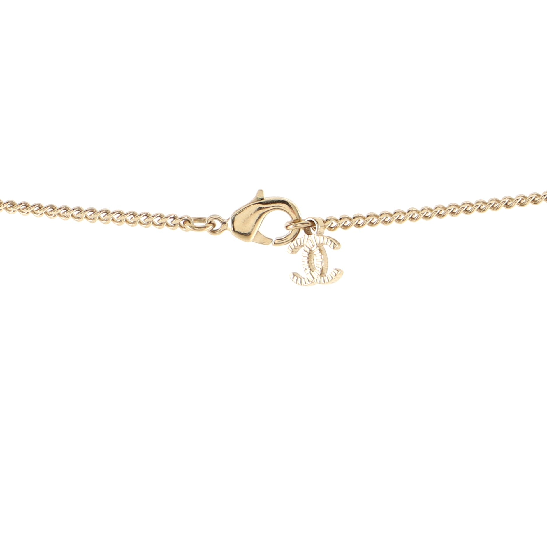 CC Ball Pendant Necklace Metal with Crystals