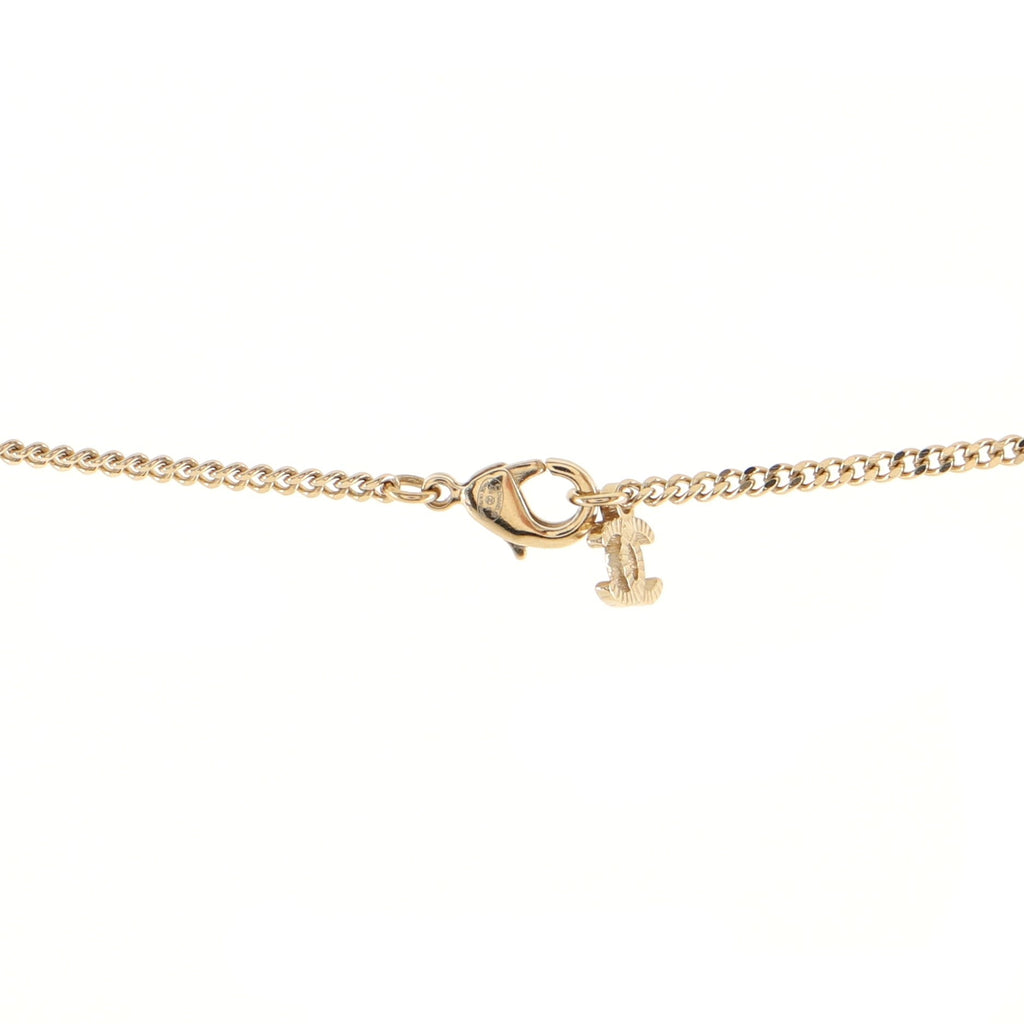 CC Ball Pendant Necklace Metal with Crystals