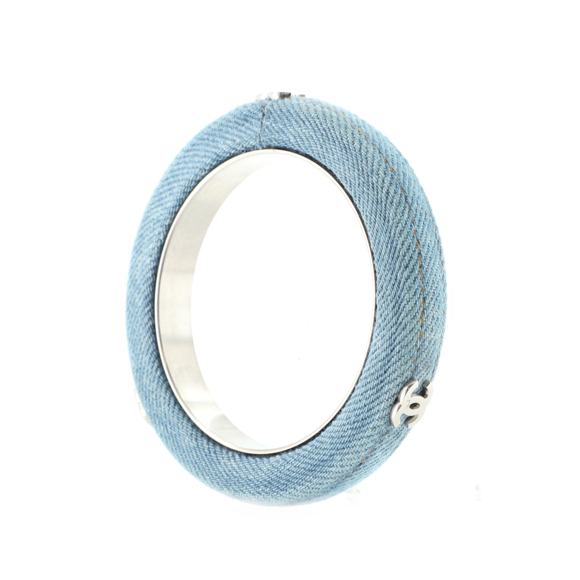 CC Bangle Bracelet Denim Large
