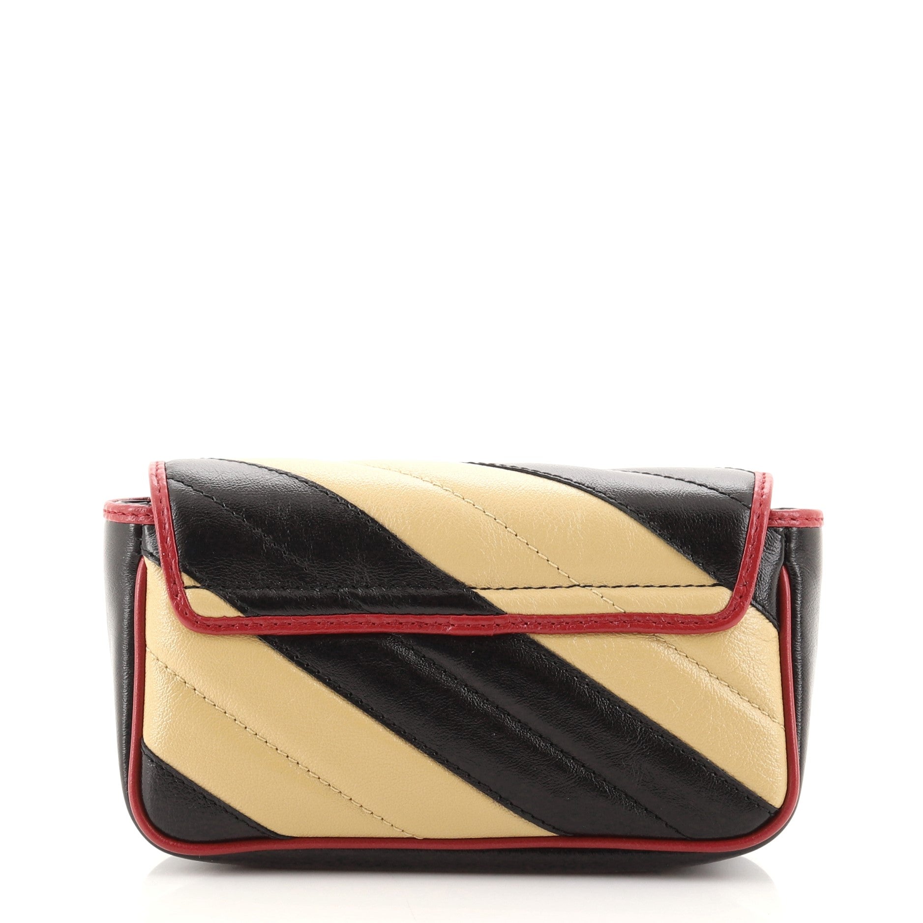 GG Marmont Flap Bag Diagonal Quilted Leather Super Mini