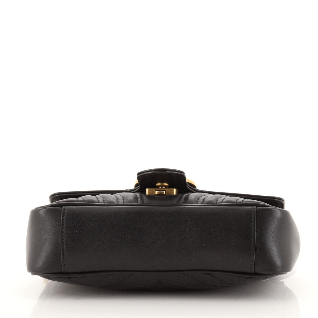 GG Marmont Flap Bag Matelasse Leather Mini