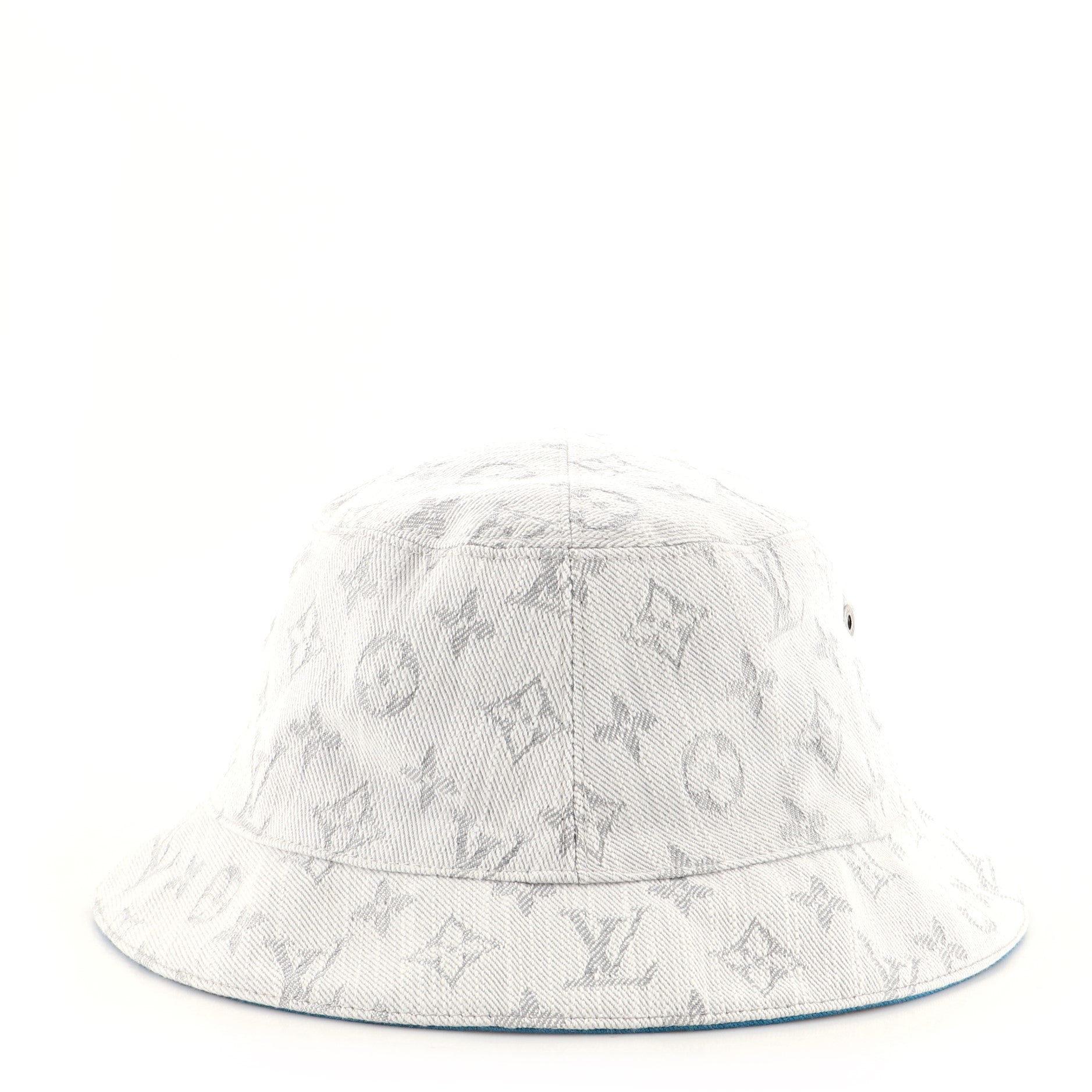 Essential Reversible Bucket Hat Monogram Denim Large