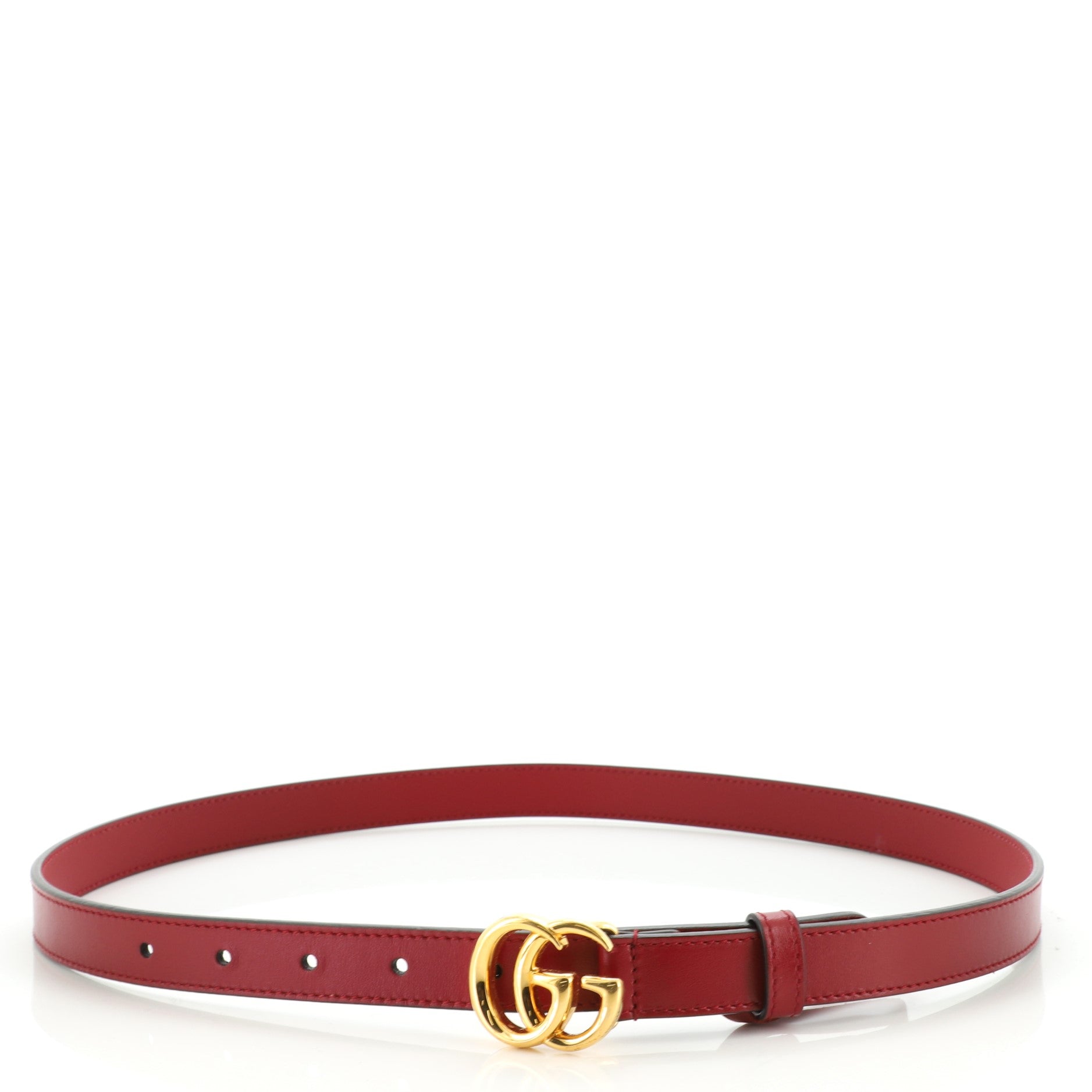 GG Marmont Belt Leather Thin 85