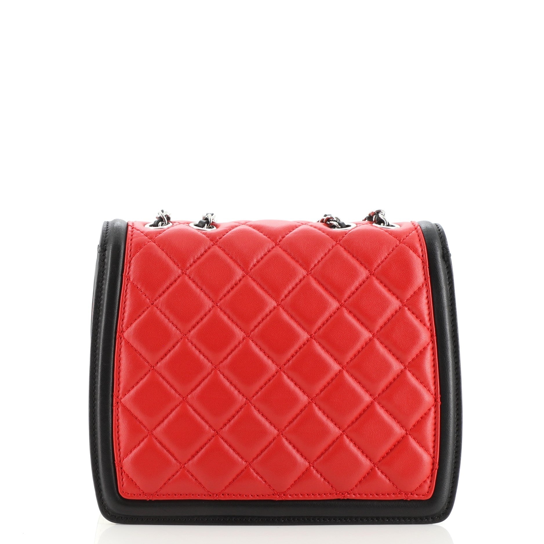 Graphic Flap Bag Quilted Calfskin Mini