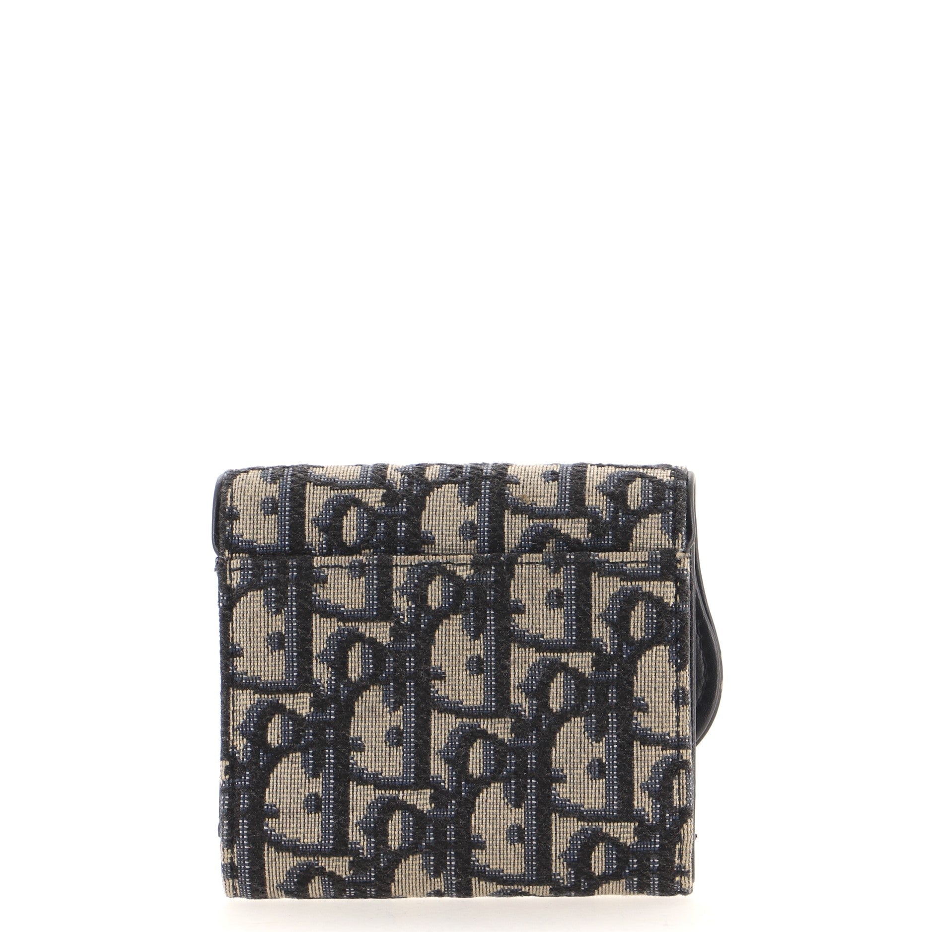 Saddle Flap Wallet Oblique Canvas Mini