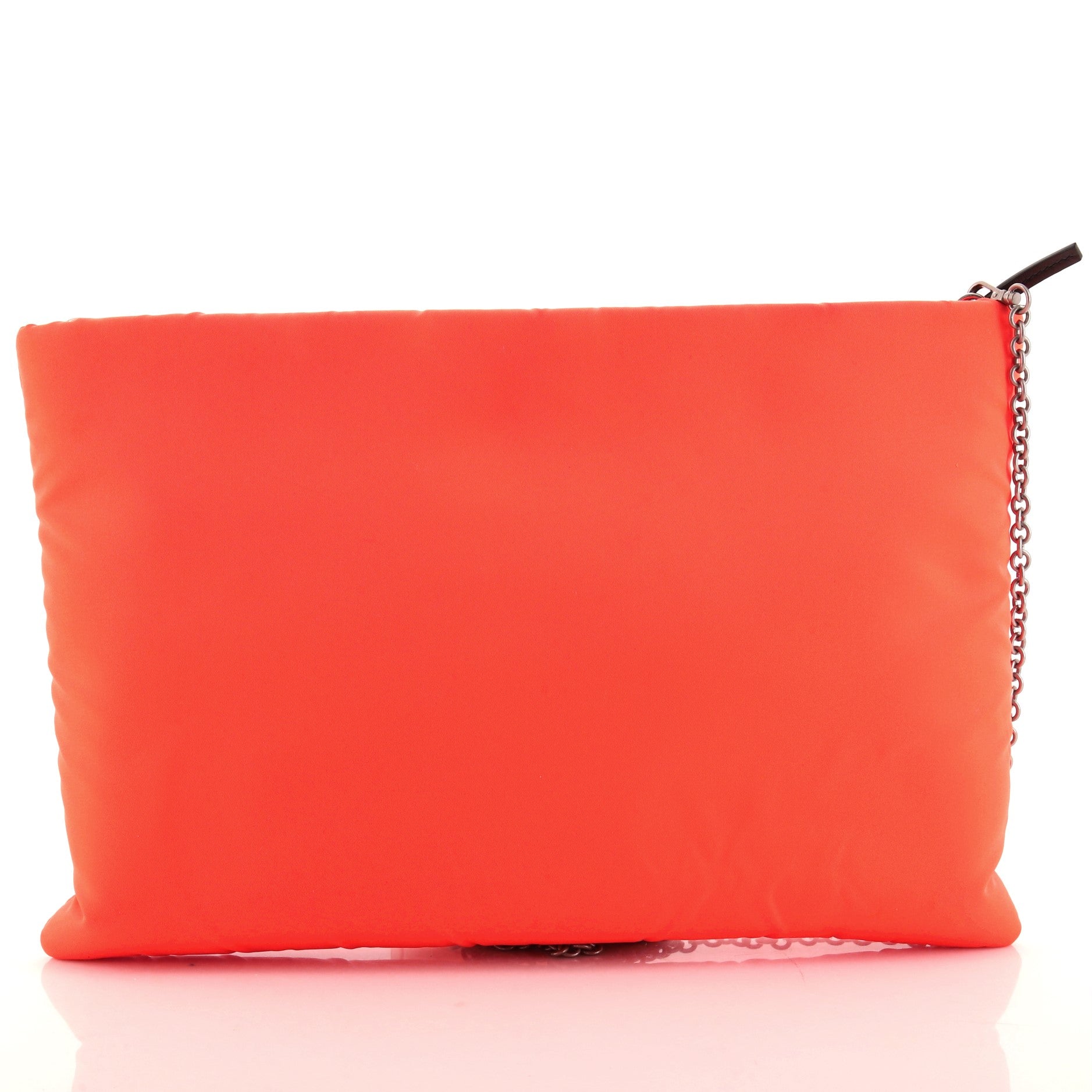 Fluo Chain Clutch Tessuto Large