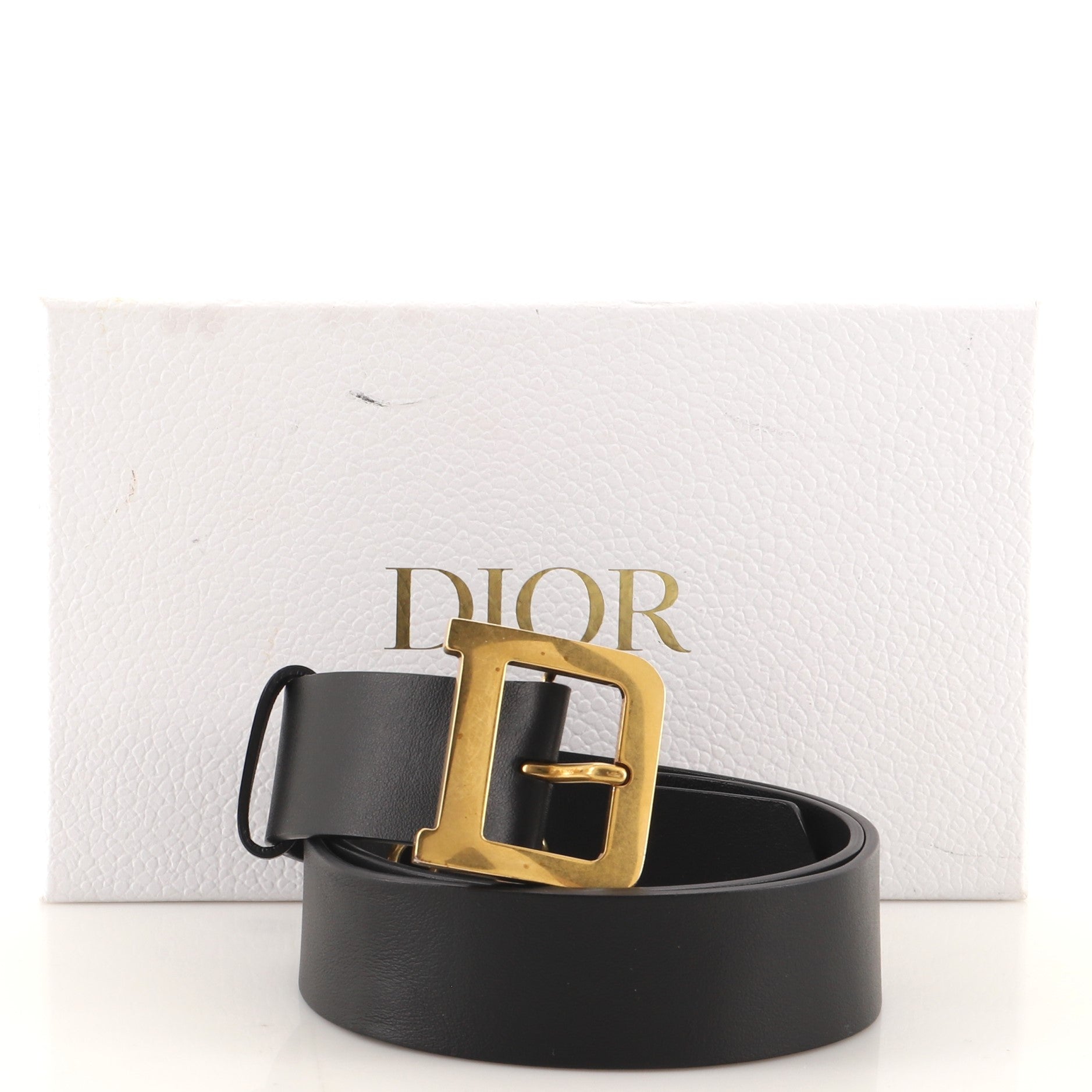 Diorquake Belt Leather Medium 85