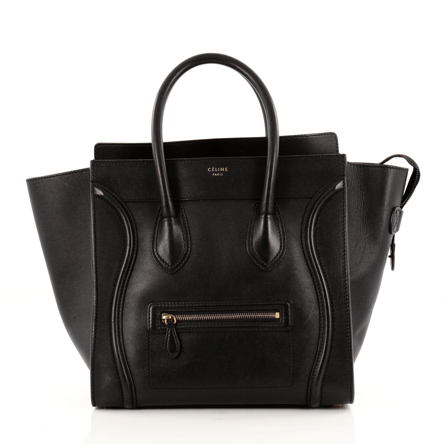Luggage Handbag Smooth Leather Mini