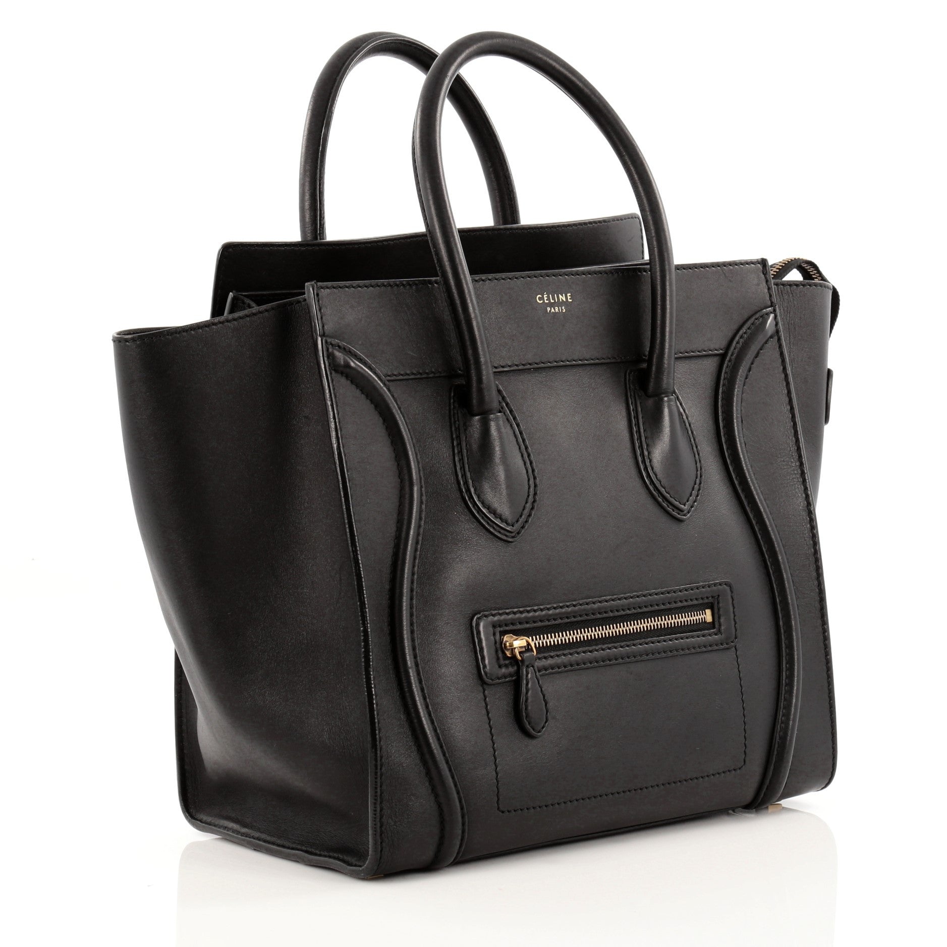 Luggage Handbag Smooth Leather Mini