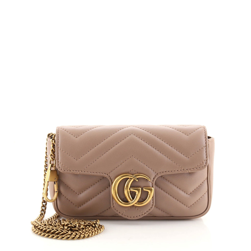 GG Marmont Flap Bag Matelasse Leather Super Mini