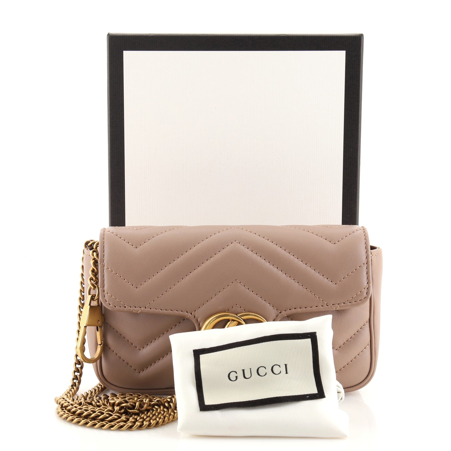 GG Marmont Flap Bag Matelasse Leather Super Mini