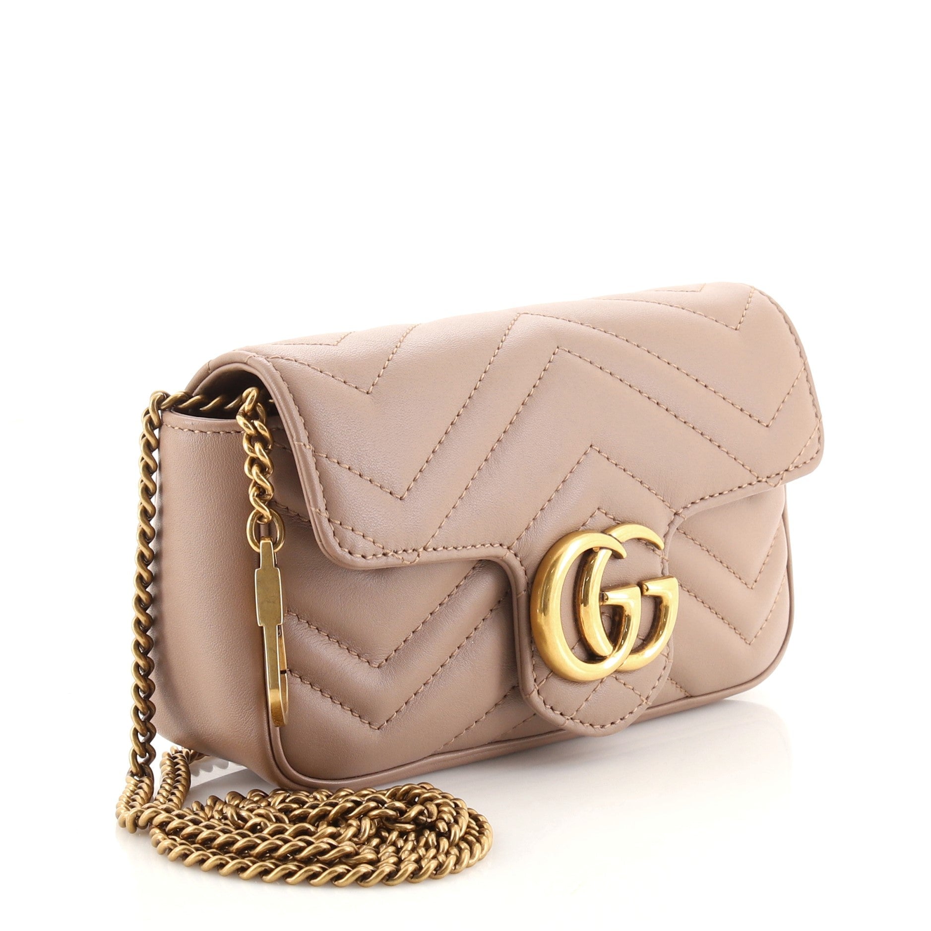 GG Marmont Flap Bag Matelasse Leather Super Mini
