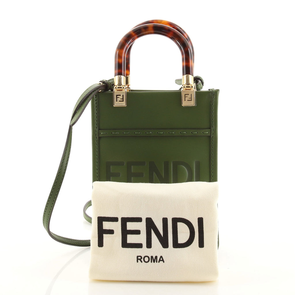 Sunshine Shopper Tote Leather Mini
