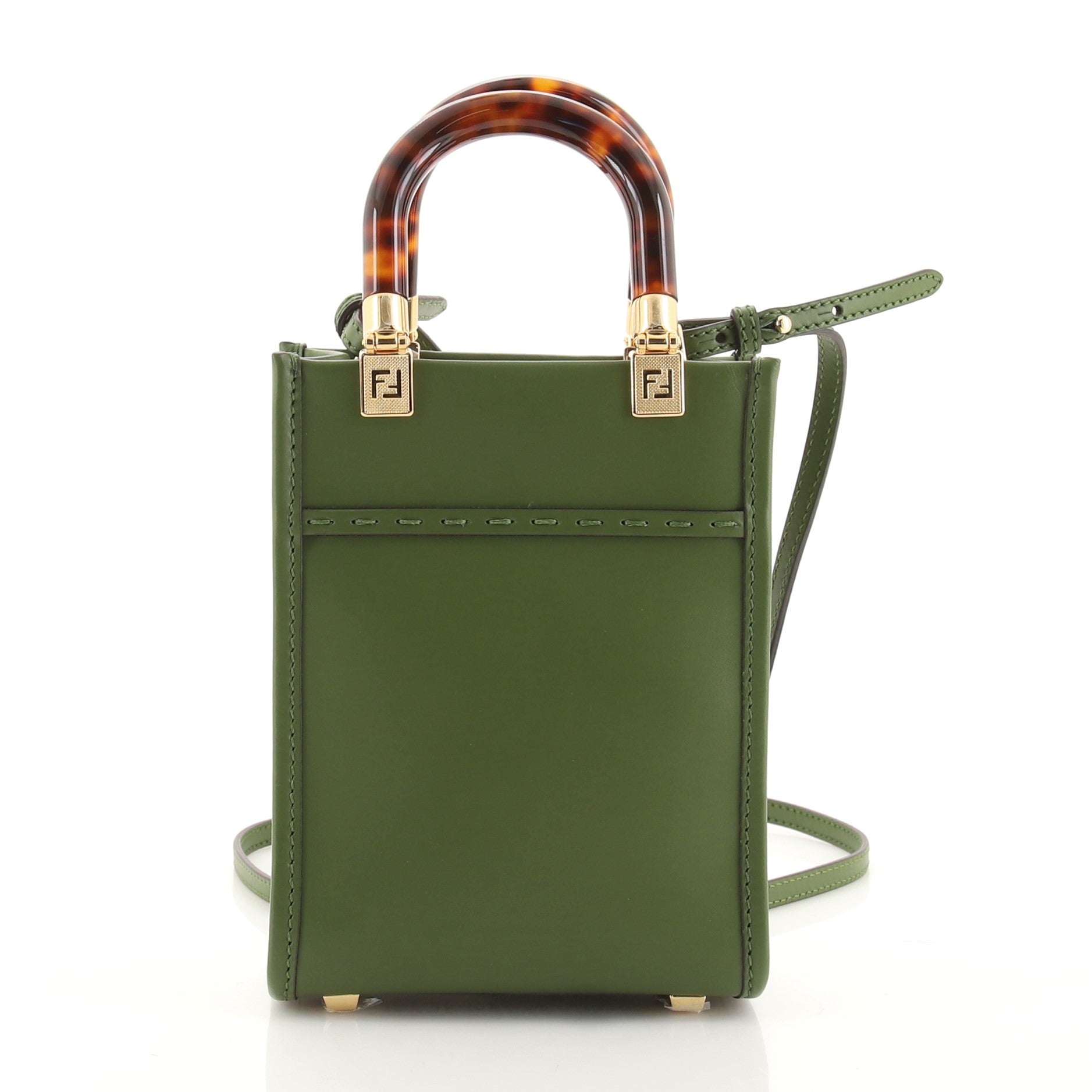 Sunshine Shopper Tote Leather Mini