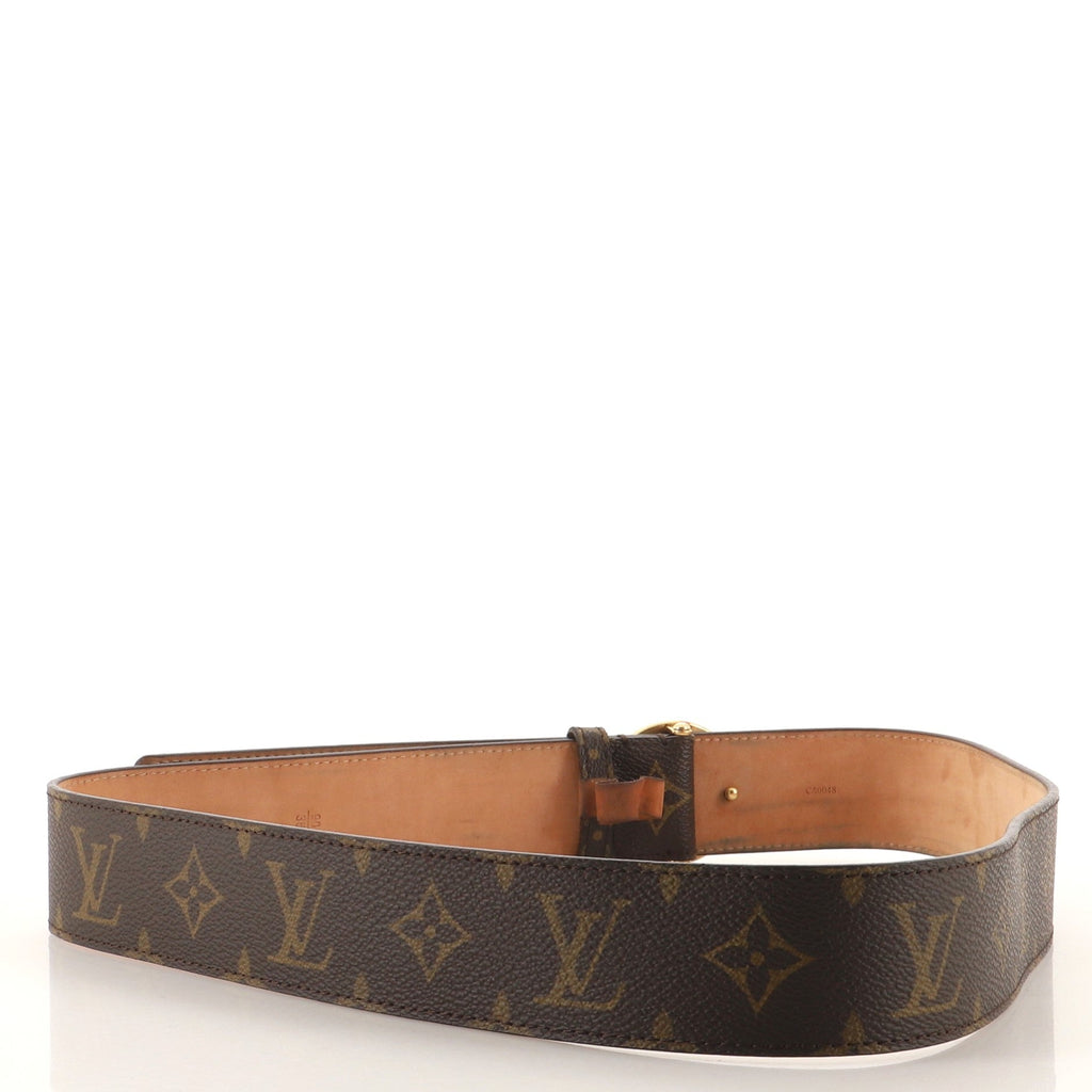 Trunks and Bags Belt Monogram Canvas Wide 90