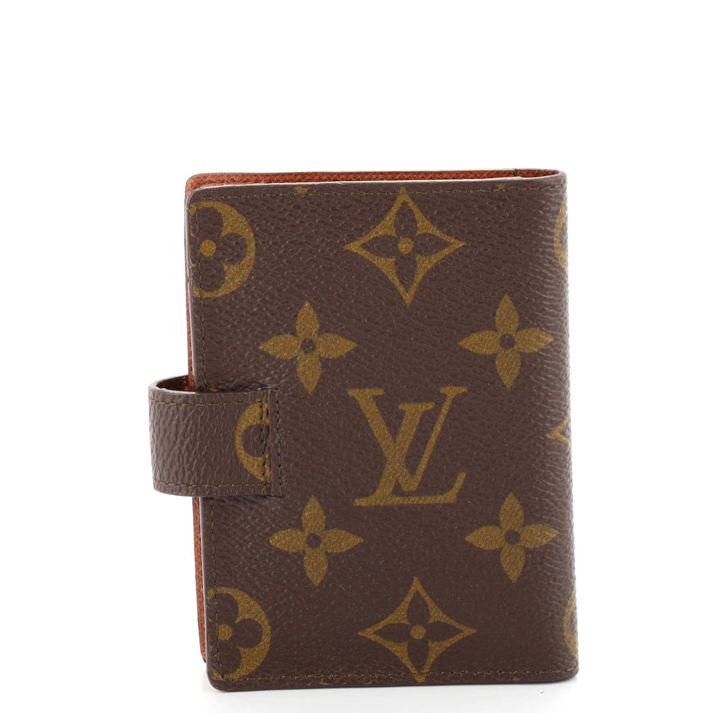 Agenda Cover Monogram Canvas Mini