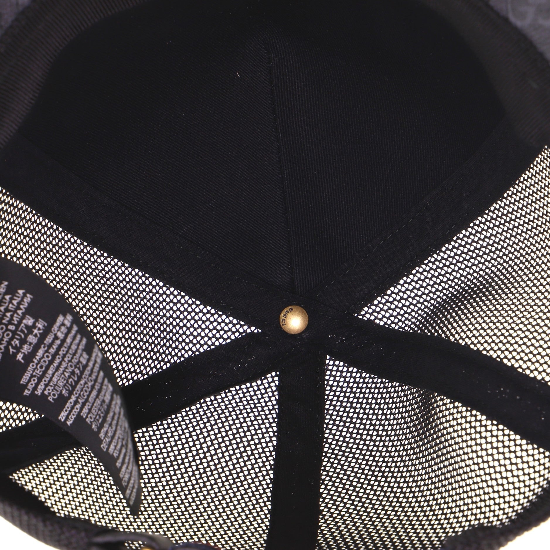 Baseball Cap Embroidered Coated Canvas Large