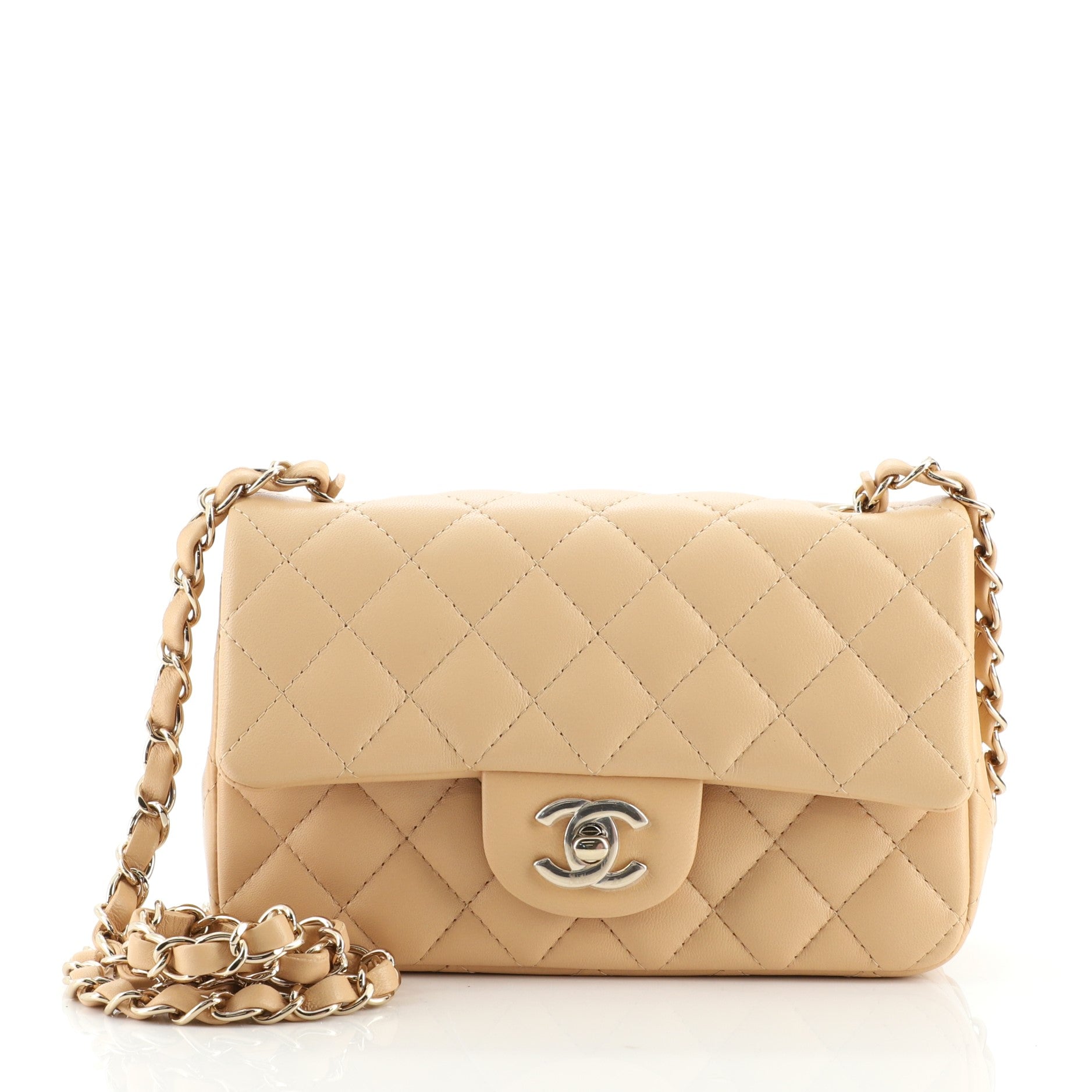 Classic Single Flap Bag Quilted Lambskin Mini