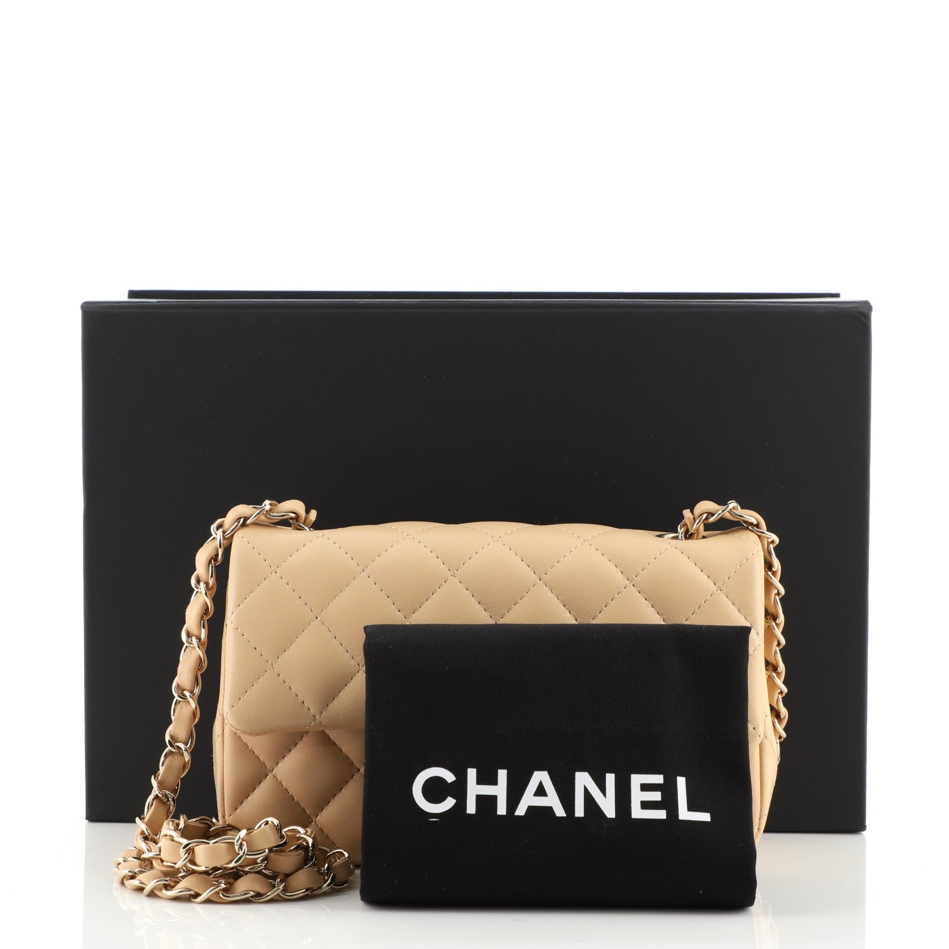 Classic Single Flap Bag Quilted Lambskin Mini