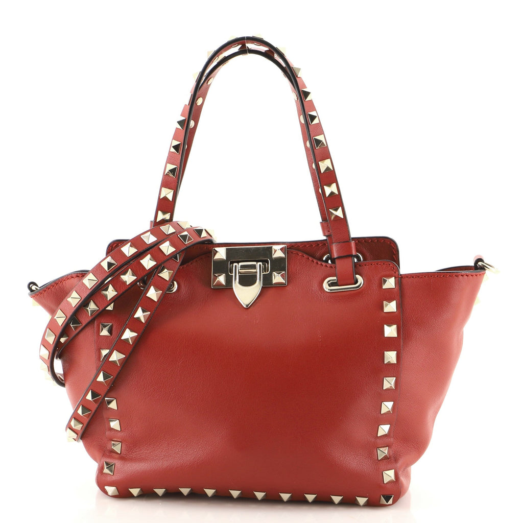 Rockstud Tote Soft Leather Mini