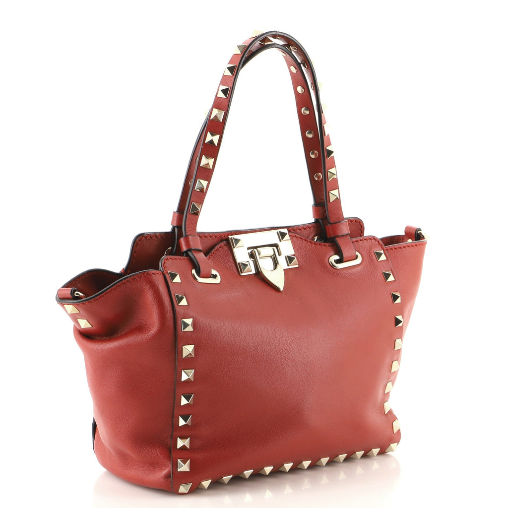 Rockstud Tote Soft Leather Mini