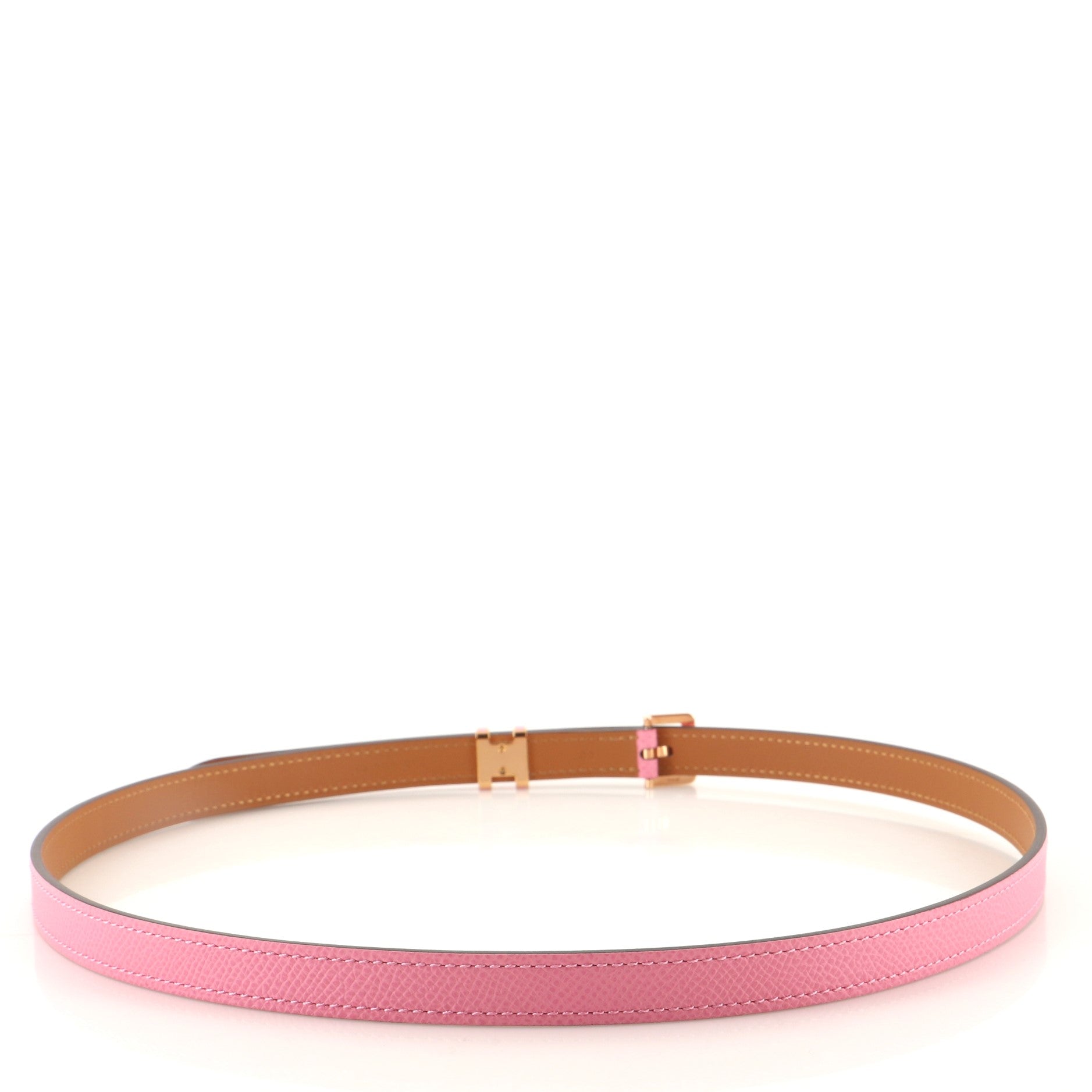 Pop H Belt Leather Thin 80