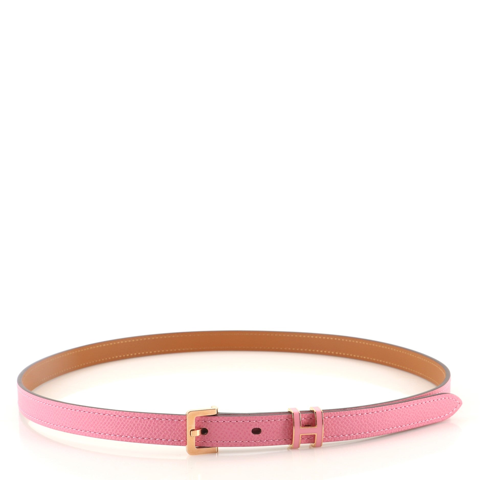 Pop H Belt Leather Thin 80