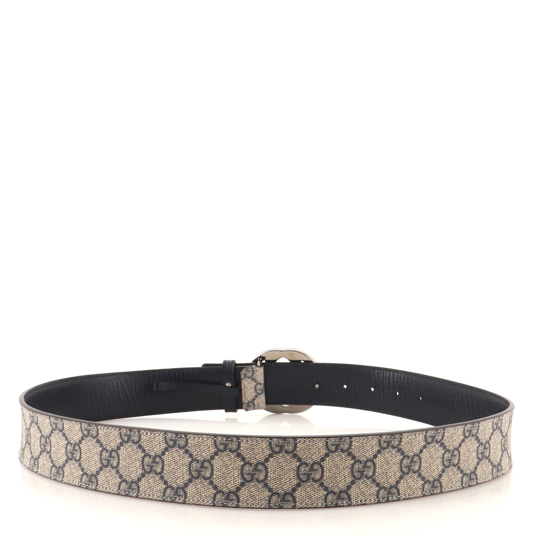 Interlocking G Belt GG Coated Canvas Wide 95