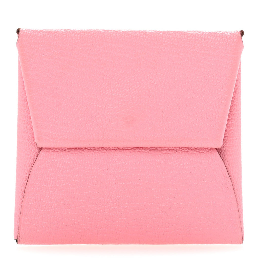 Chevre Mysore Verso Bastia Coin Purse Rose Confetti Brique