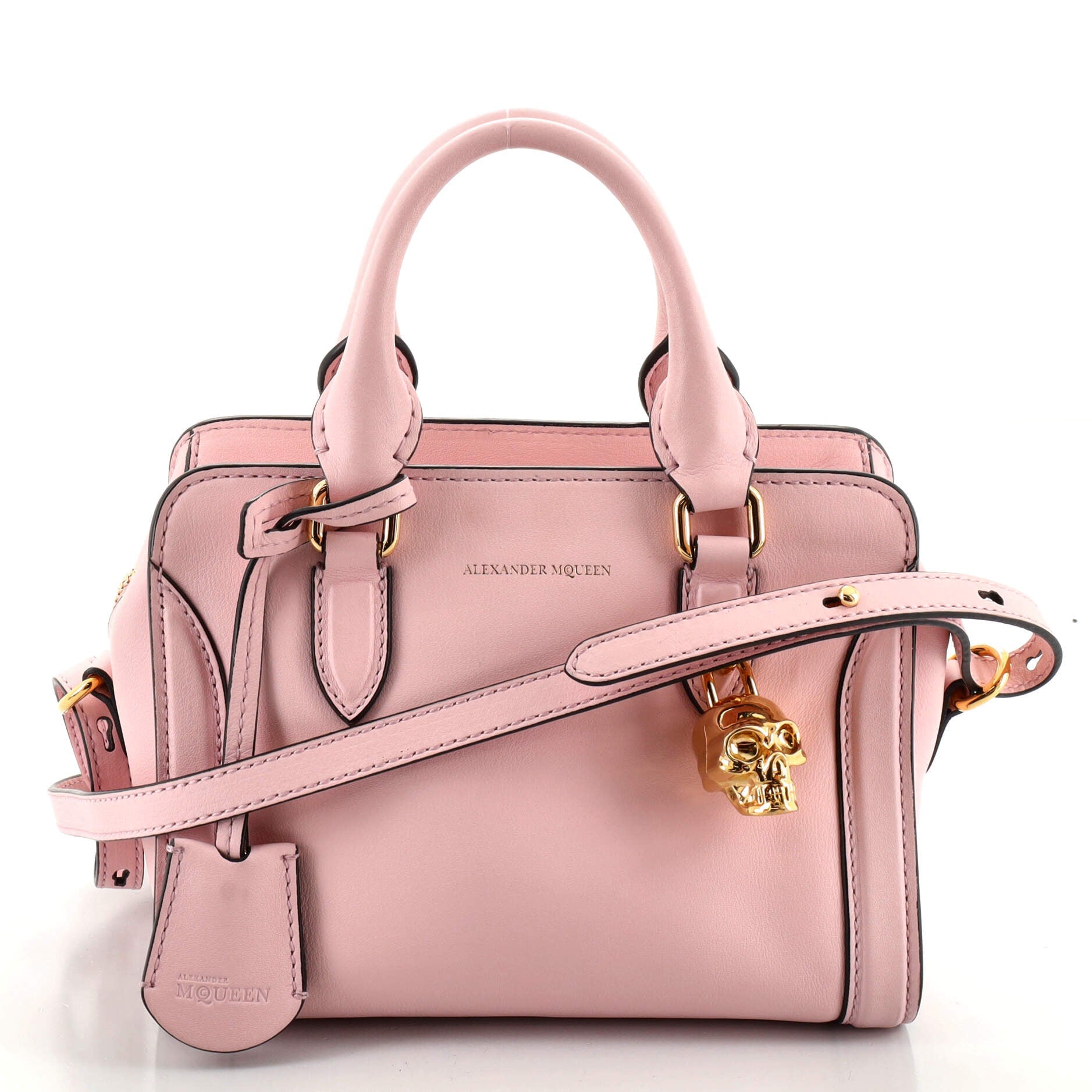 Padlock Zip Around Tote Leather Mini
