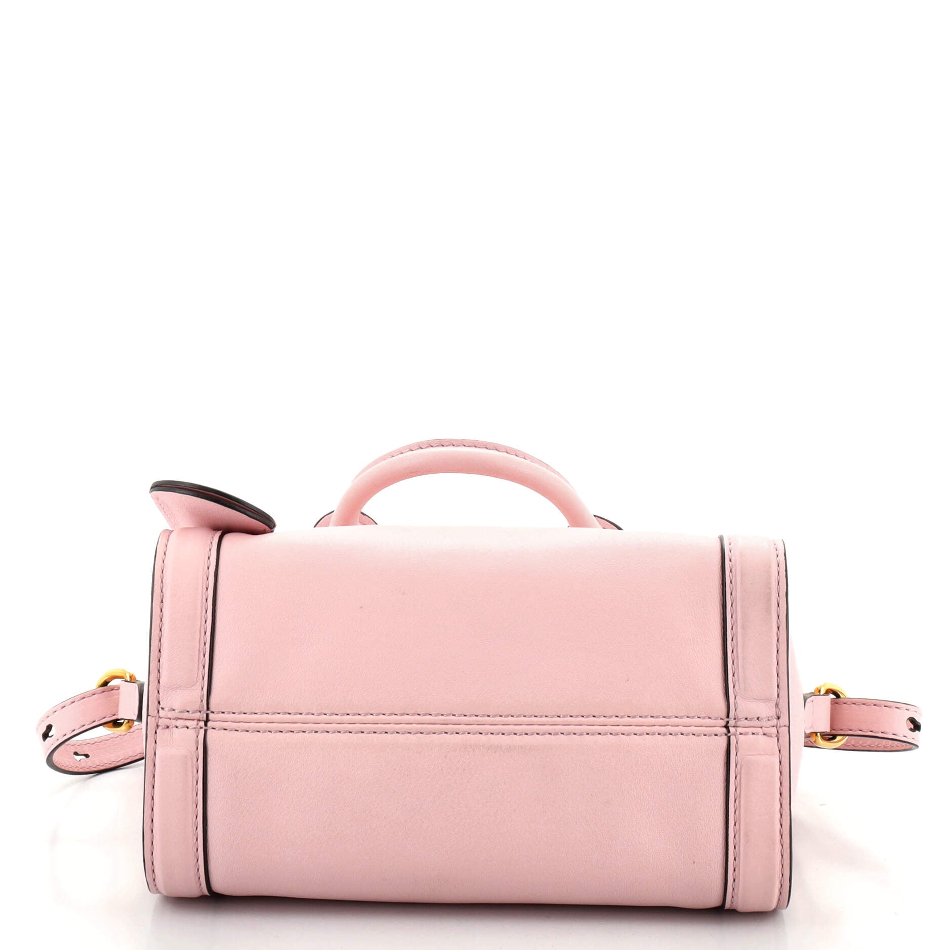 Padlock Zip Around Tote Leather Mini