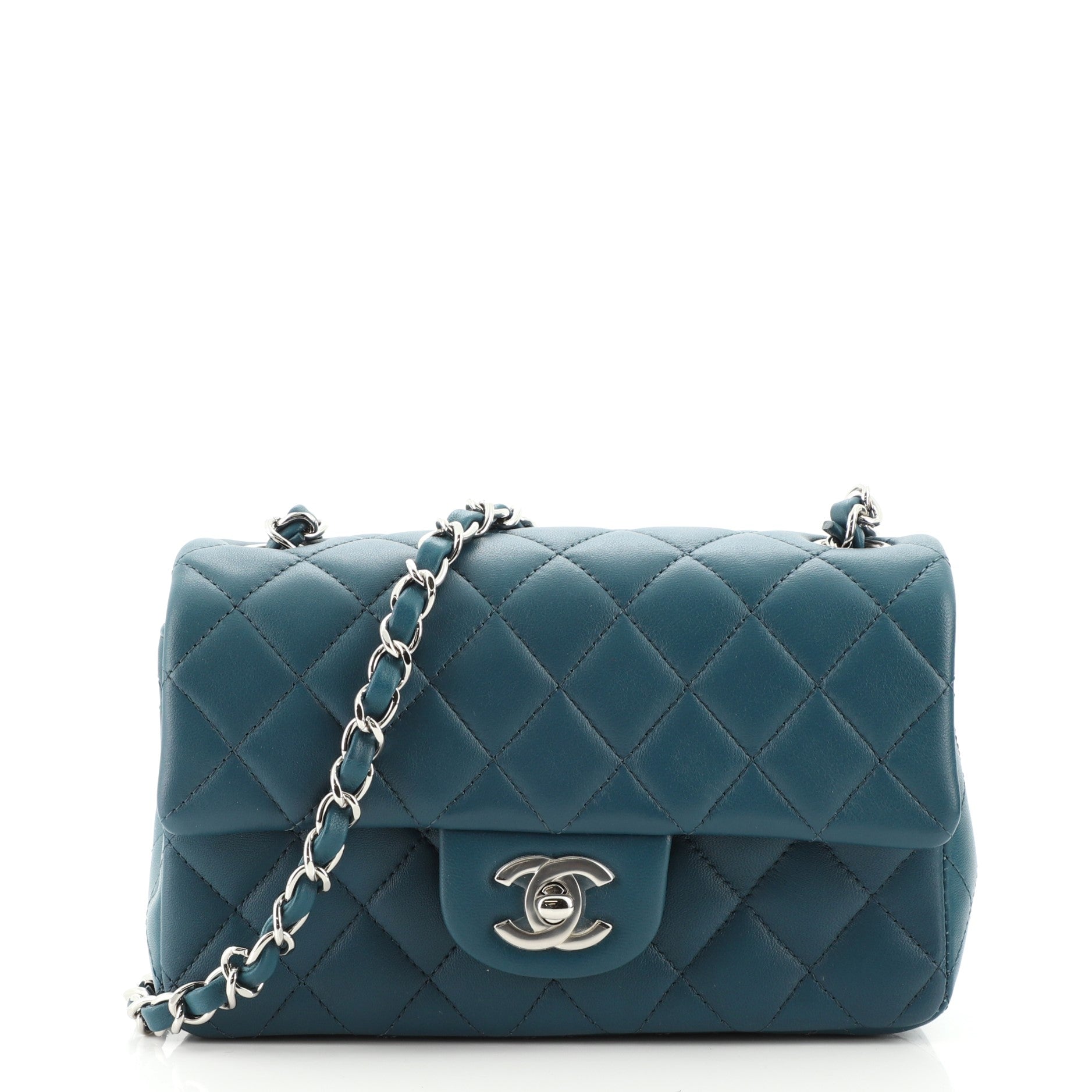 Classic Single Flap Bag Quilted Lambskin Mini