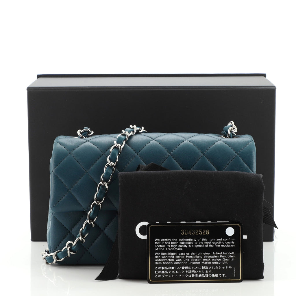 Classic Single Flap Bag Quilted Lambskin Mini