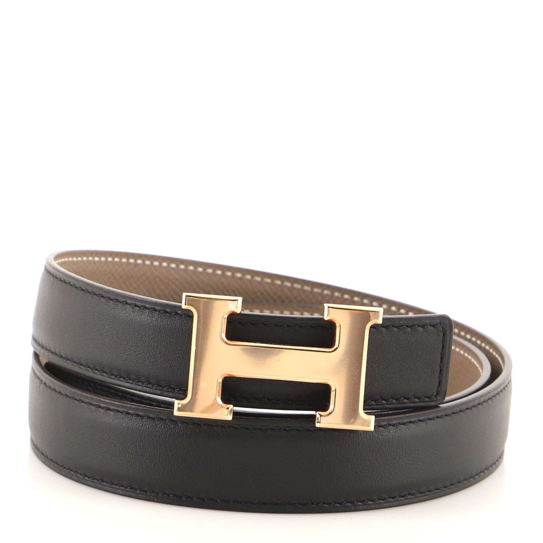 Constance Reversible Belt Leather Thin 75