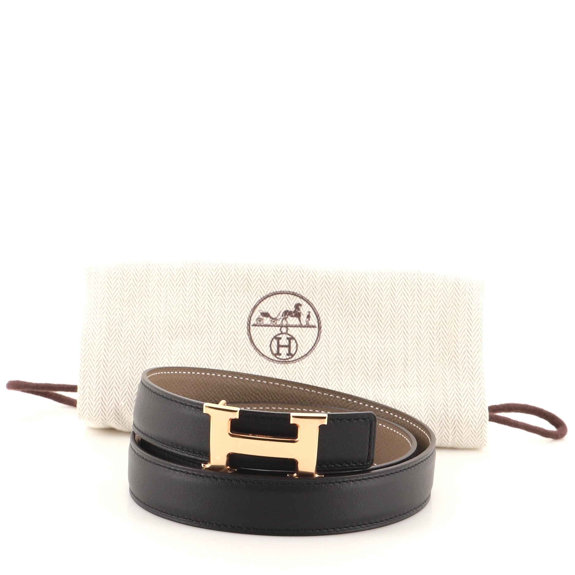 Constance Reversible Belt Leather Thin 75