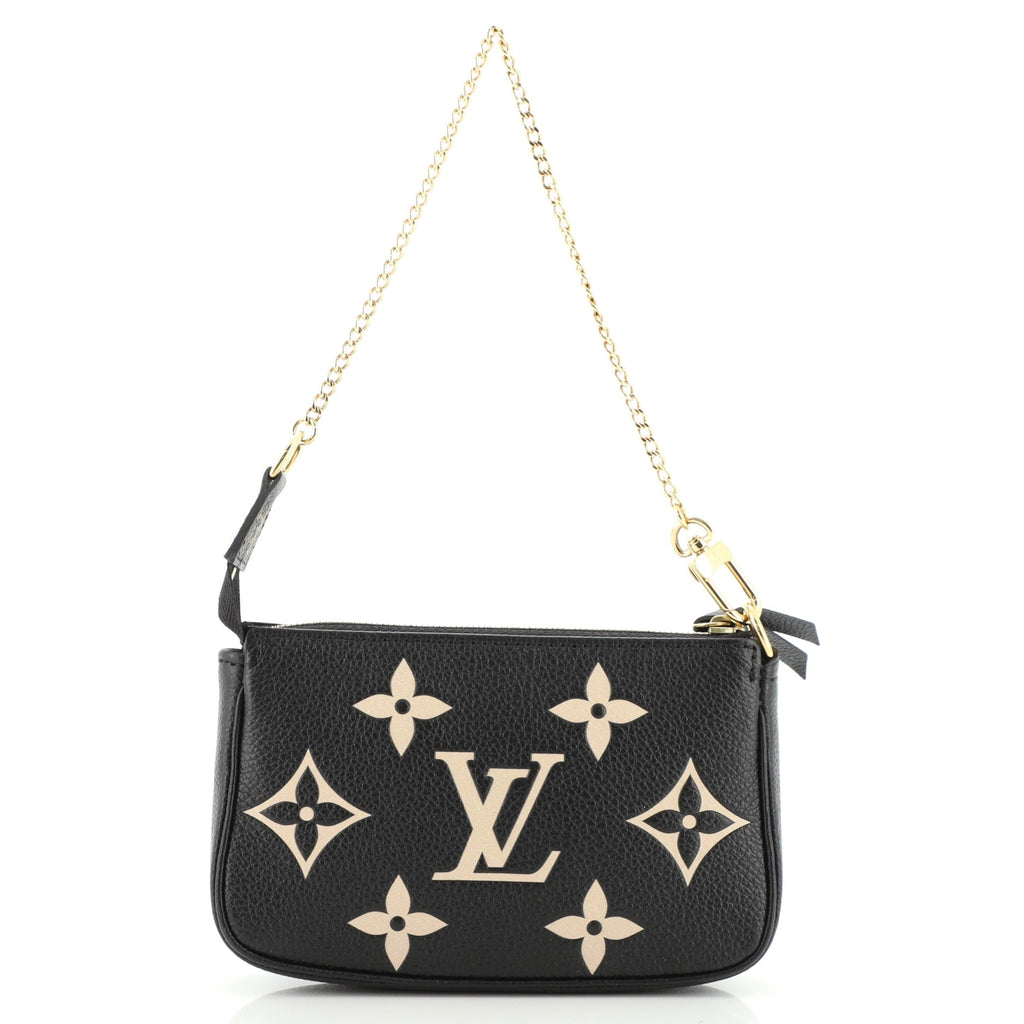 Pochette Accessoires Bicolor Monogram Empreinte Giant Mini