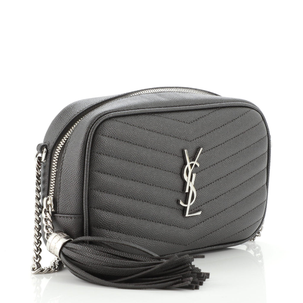 Lou Camera Bag Matelasse Chevron Leather Mini