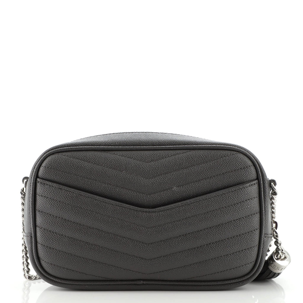 Lou Camera Bag Matelasse Chevron Leather Mini