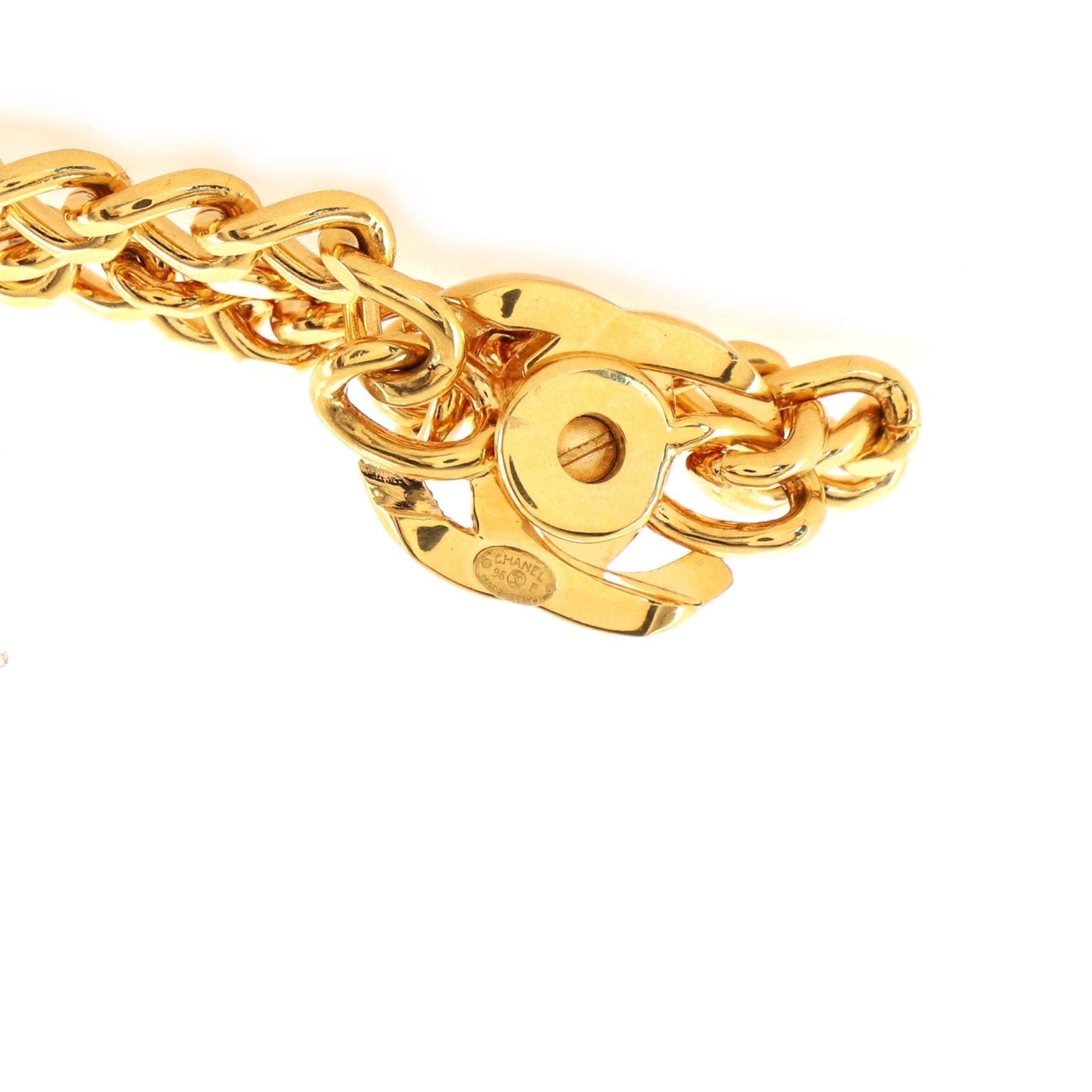 CC Turnlock Chain Bracelet Metal