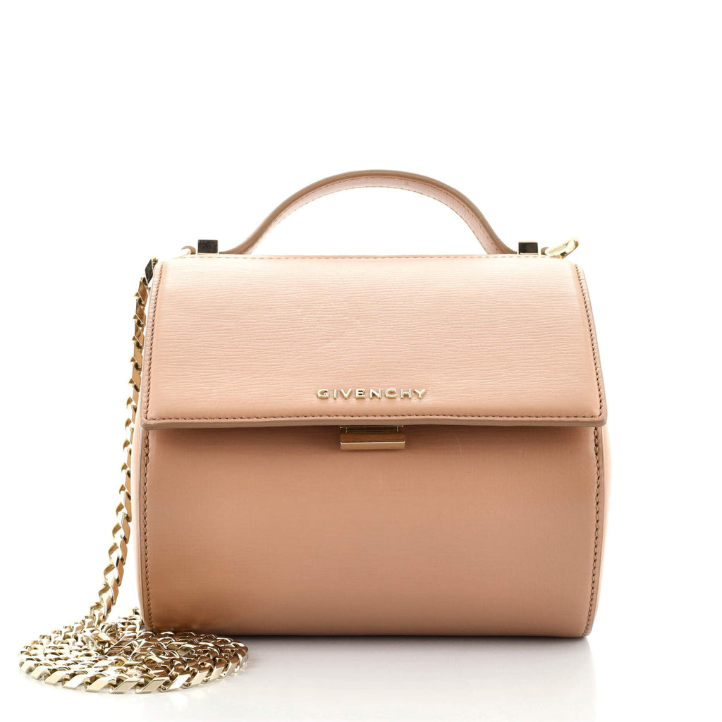 Chain Pandora Box Bag Leather Mini