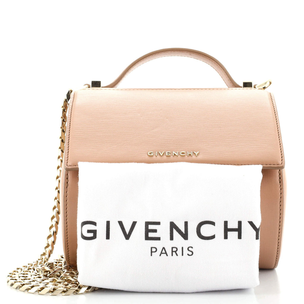 Chain Pandora Box Bag Leather Mini