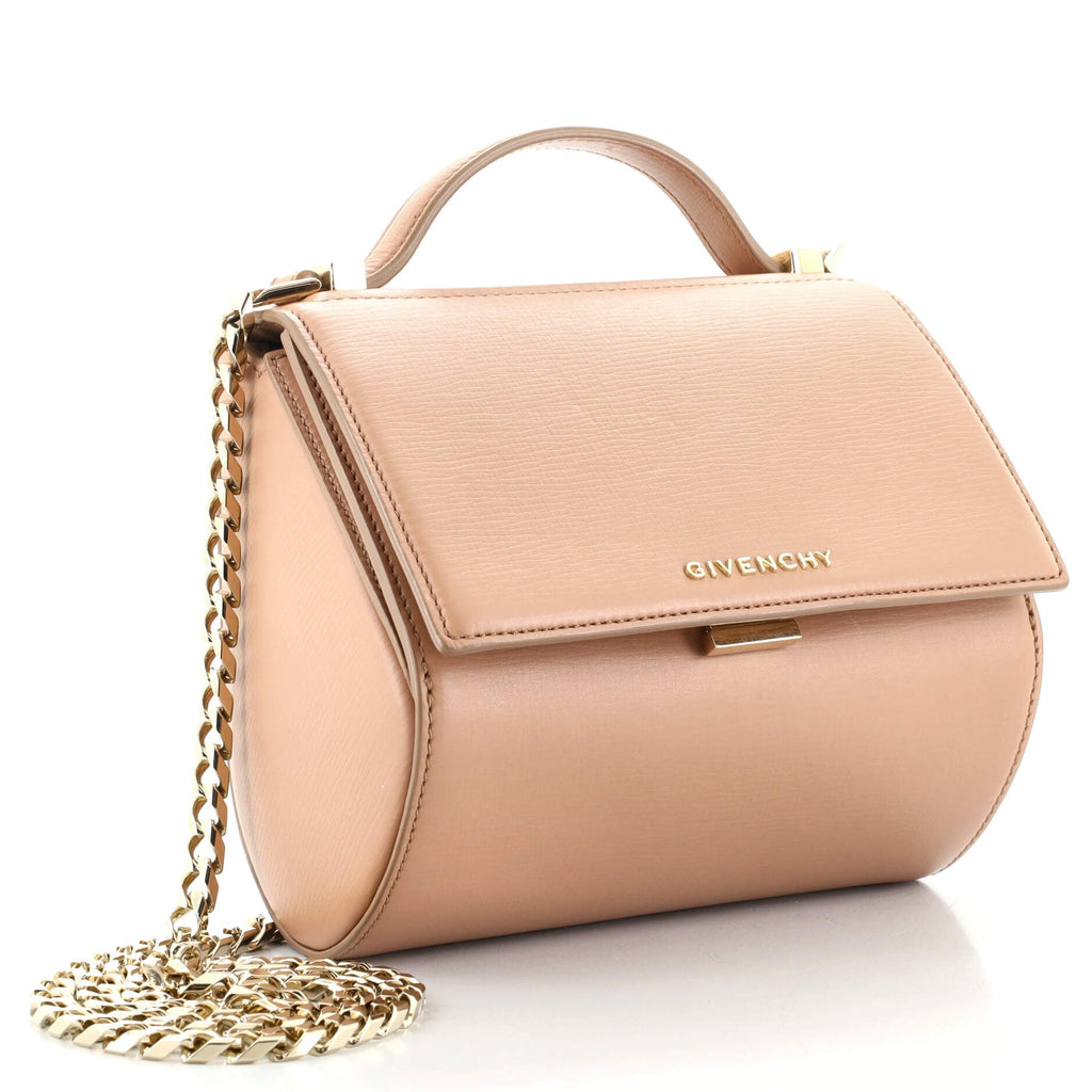 Chain Pandora Box Bag Leather Mini
