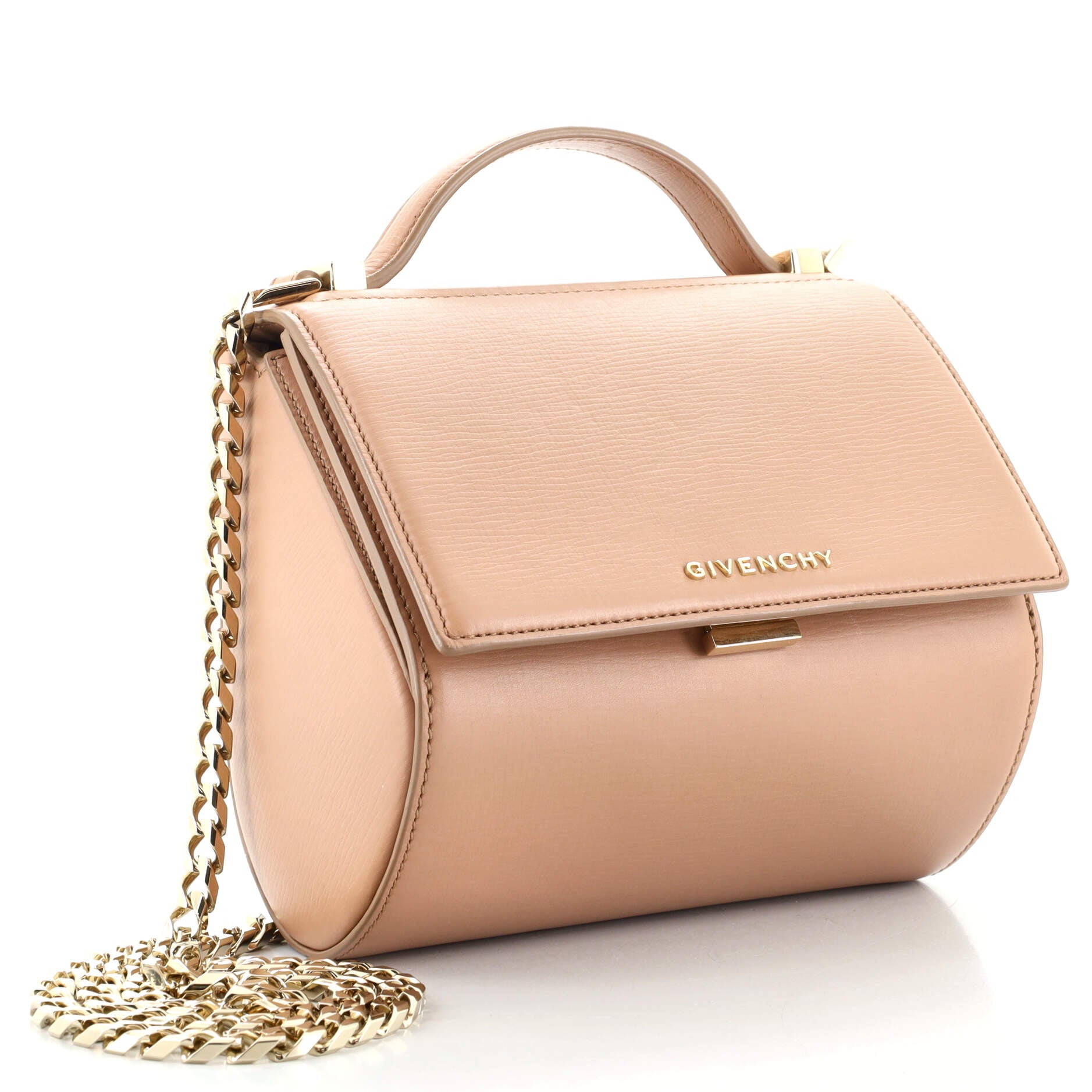 Chain Pandora Box Bag Leather Mini