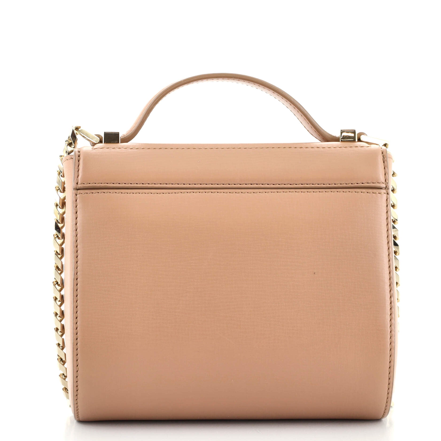 Chain Pandora Box Bag Leather Mini