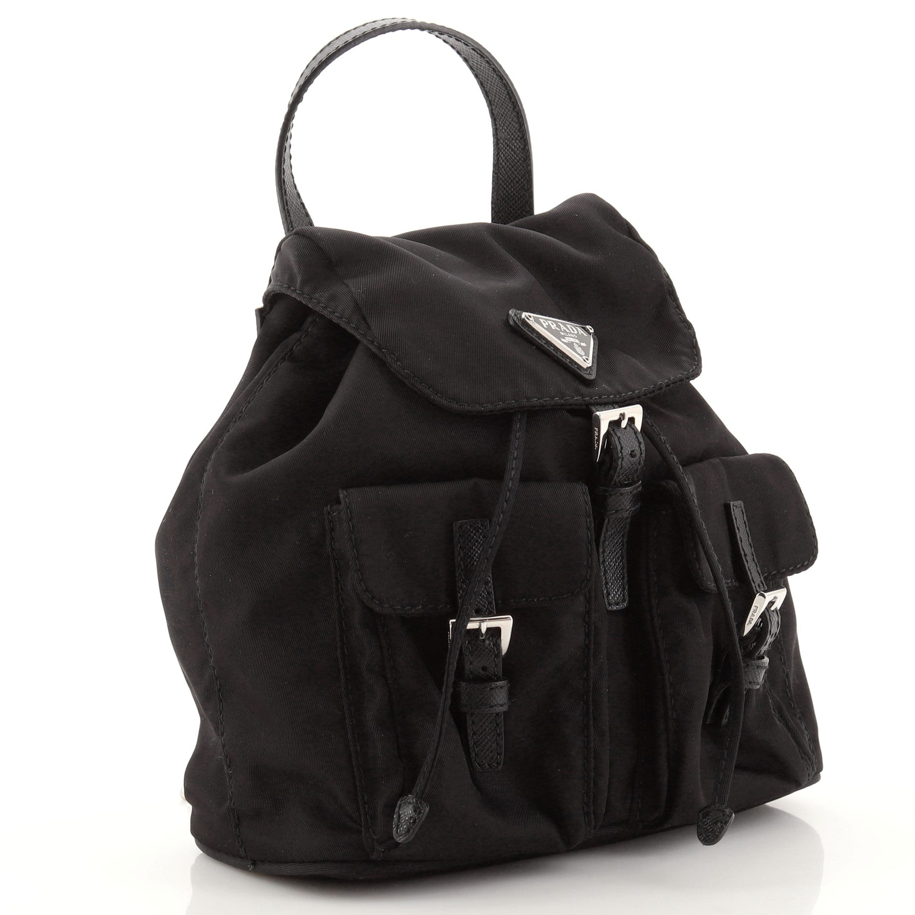 Convertible Chain Backpack Tessuto Mini