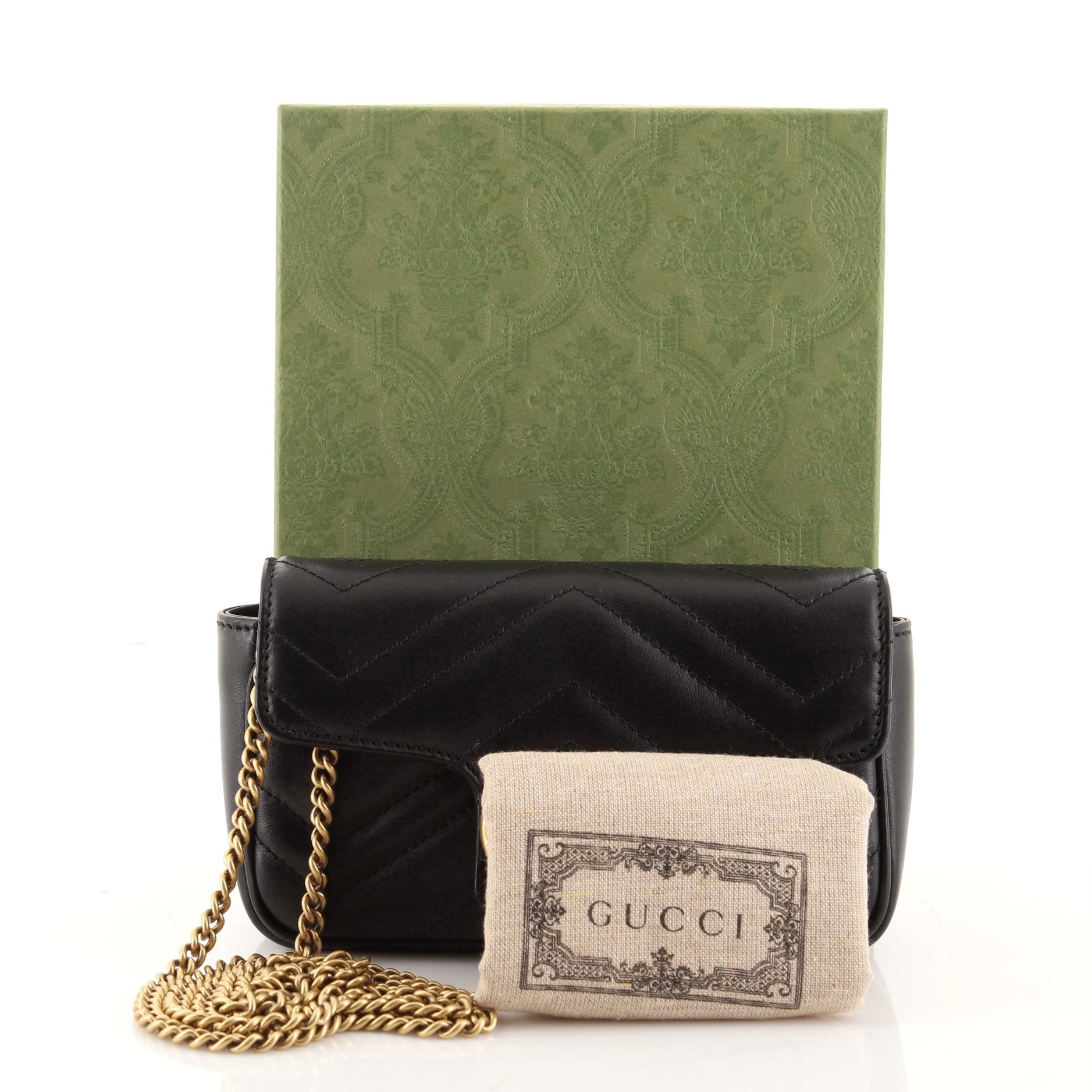 GG Marmont Flap Bag Matelasse Leather Super Mini