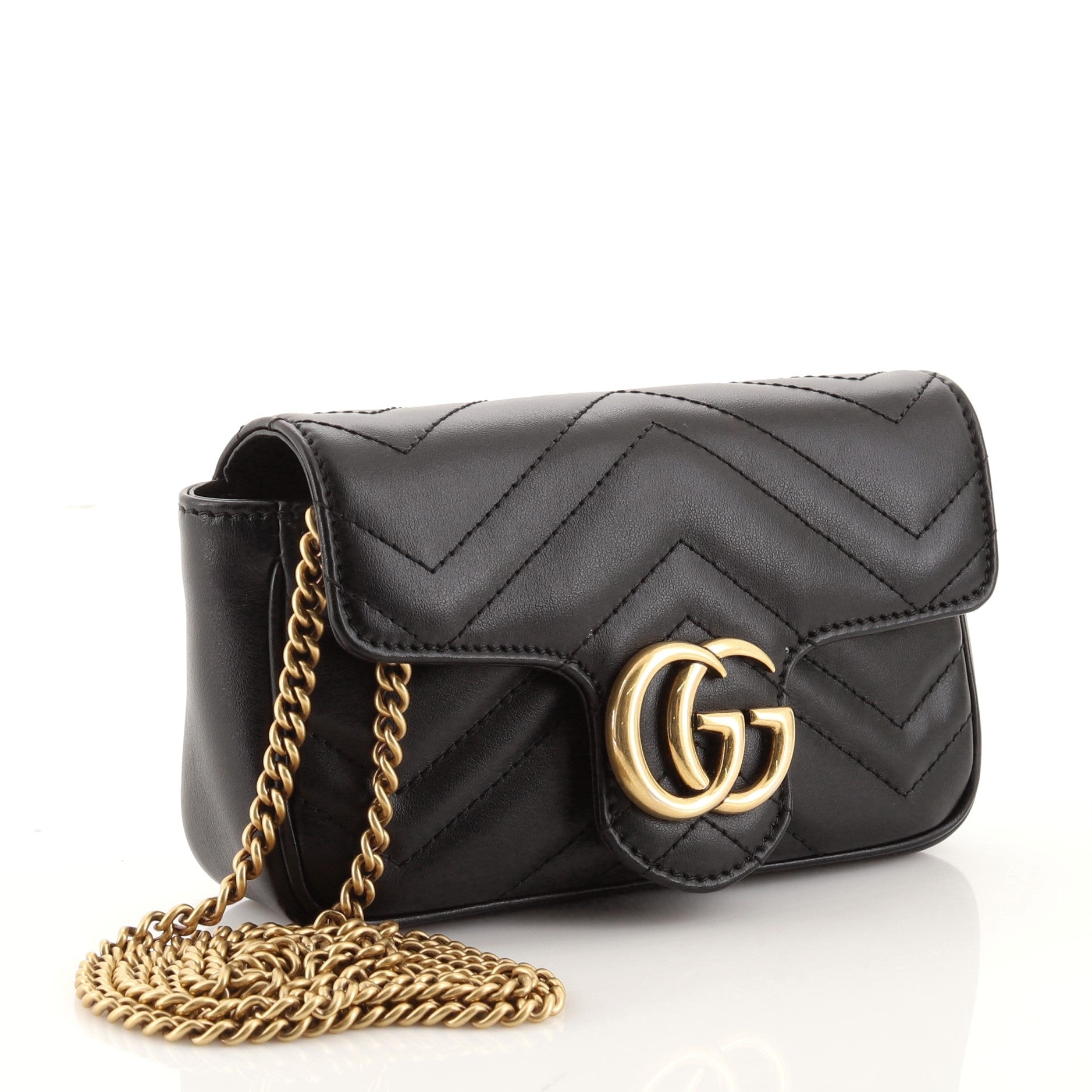 GG Marmont Flap Bag Matelasse Leather Super Mini