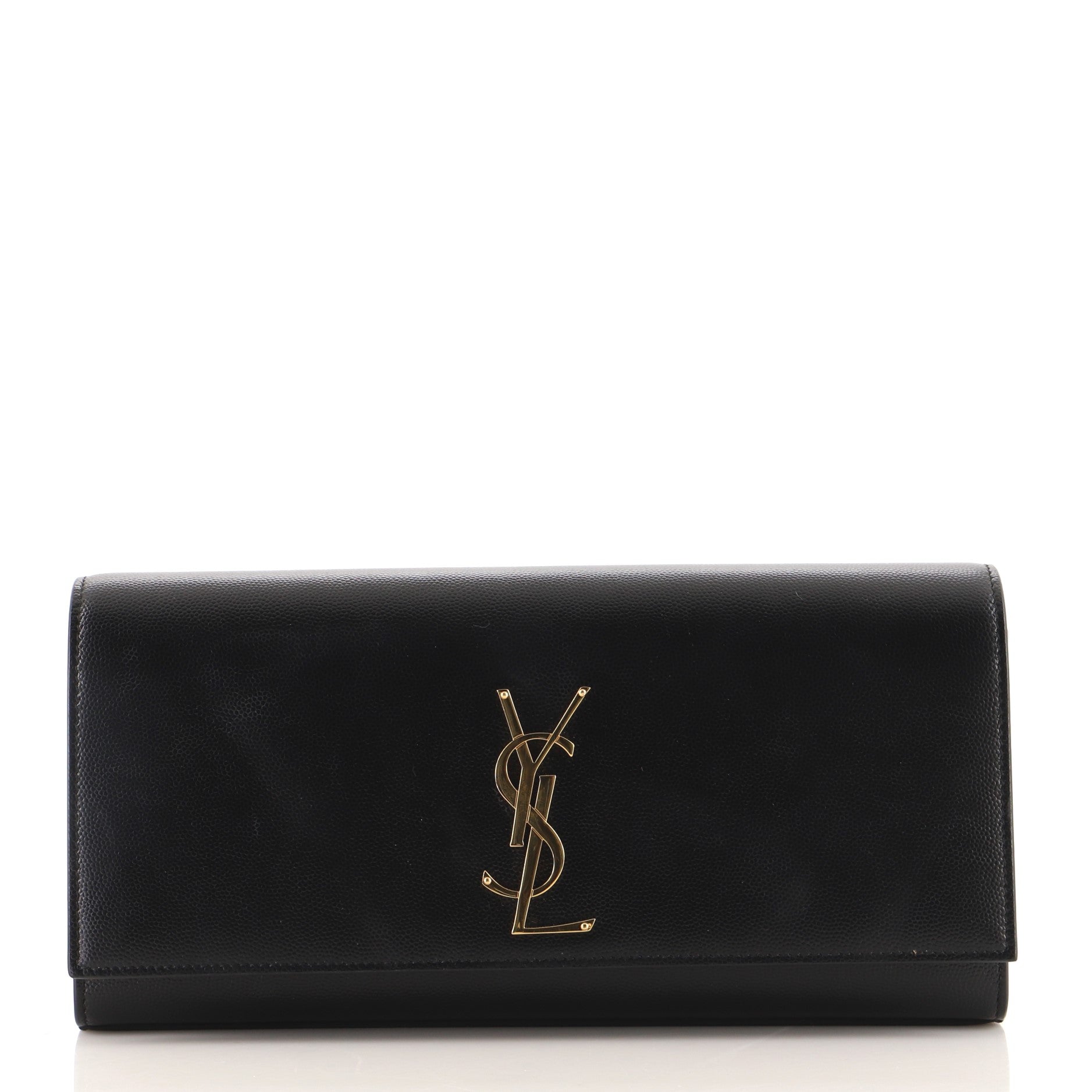 Classic Monogram Clutch Leather Long