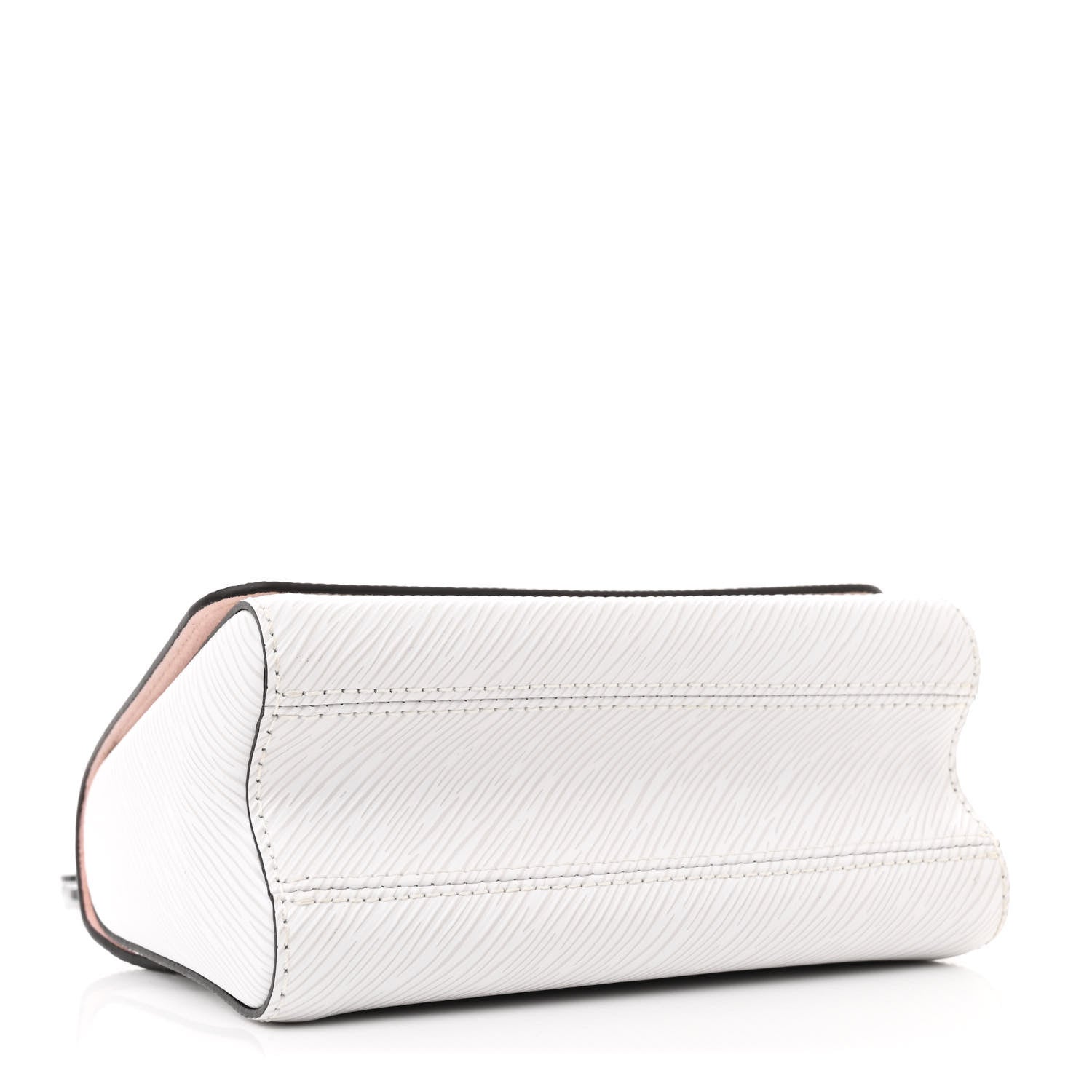 Epi Asnieres Flowers Twist Shoulder Bag PM White