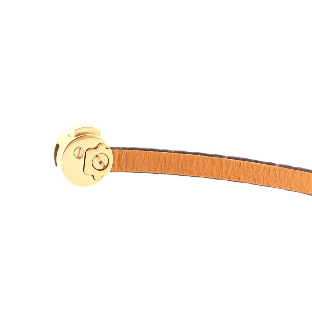 Historic Bracelet Monogram Canvas and Leather Mini